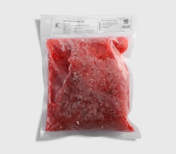 Puree Frozen Strawberry 500g