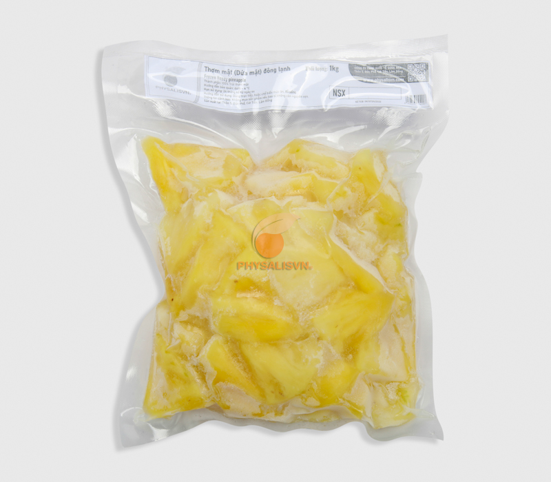 Thơm mật (Dứa mật) đông lạnh  - Frozen Honey pineapple - 1 kg