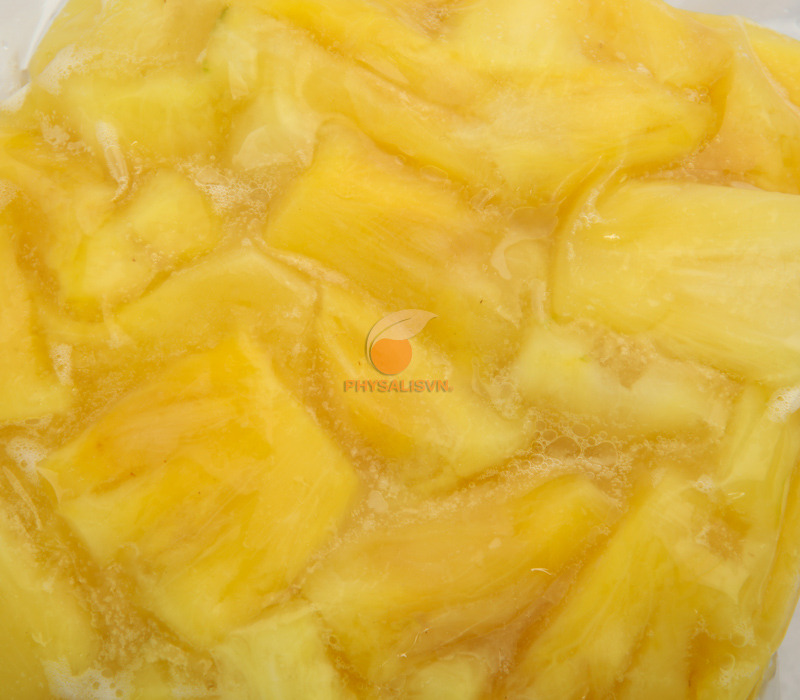 Thơm mật (Dứa mật) đông lạnh  - Frozen Honey pineapple - 1 kg