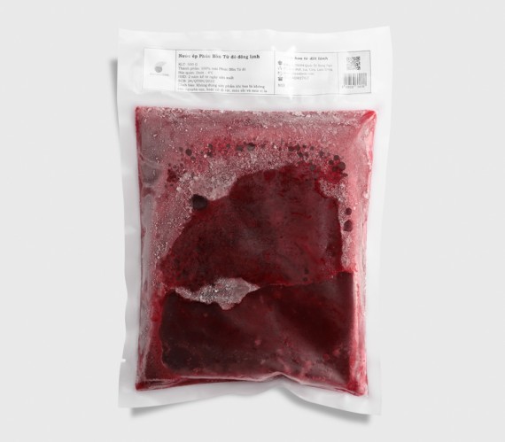 Nước ép Phúc Bồn Tử đỏ đông lạnh - Frozen Raspberry juice 500g