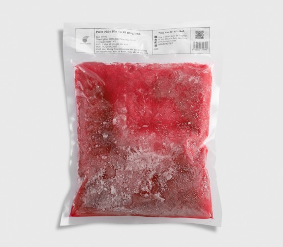Puree phúc bồn tử đỏ đông lạnh - Puree Frozen Raspberry500g